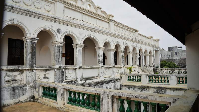 钦州古建筑长廊风光图片