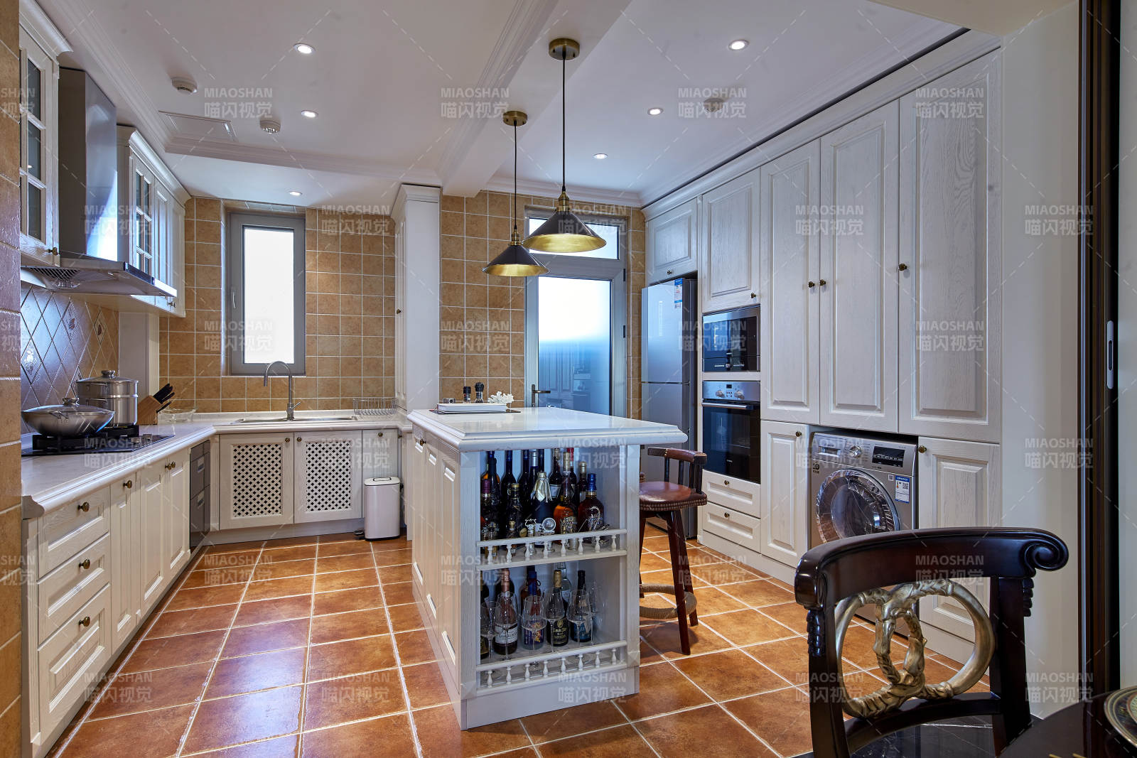 现代厨房设计展示图片