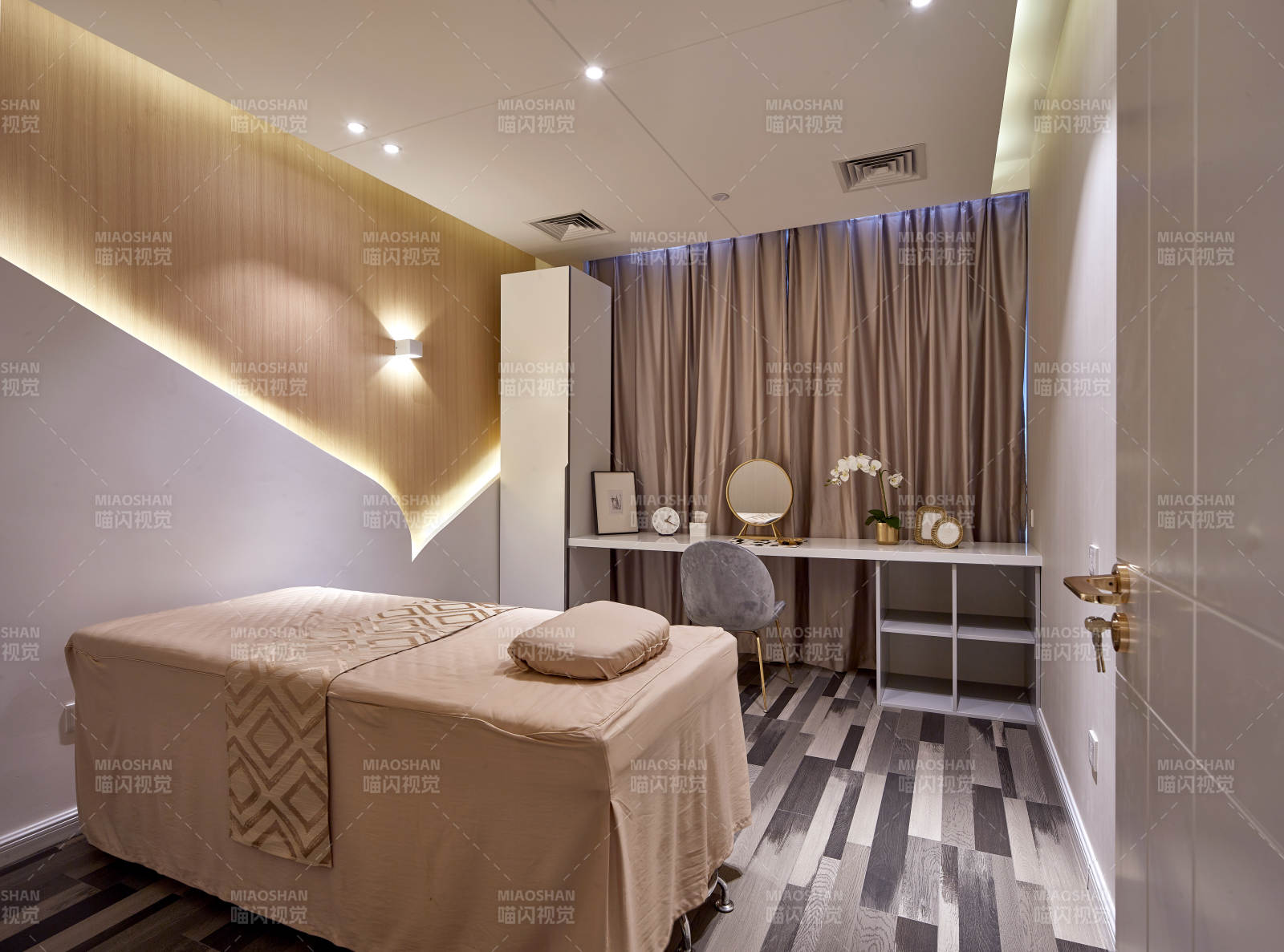 现代简约按摩室图片