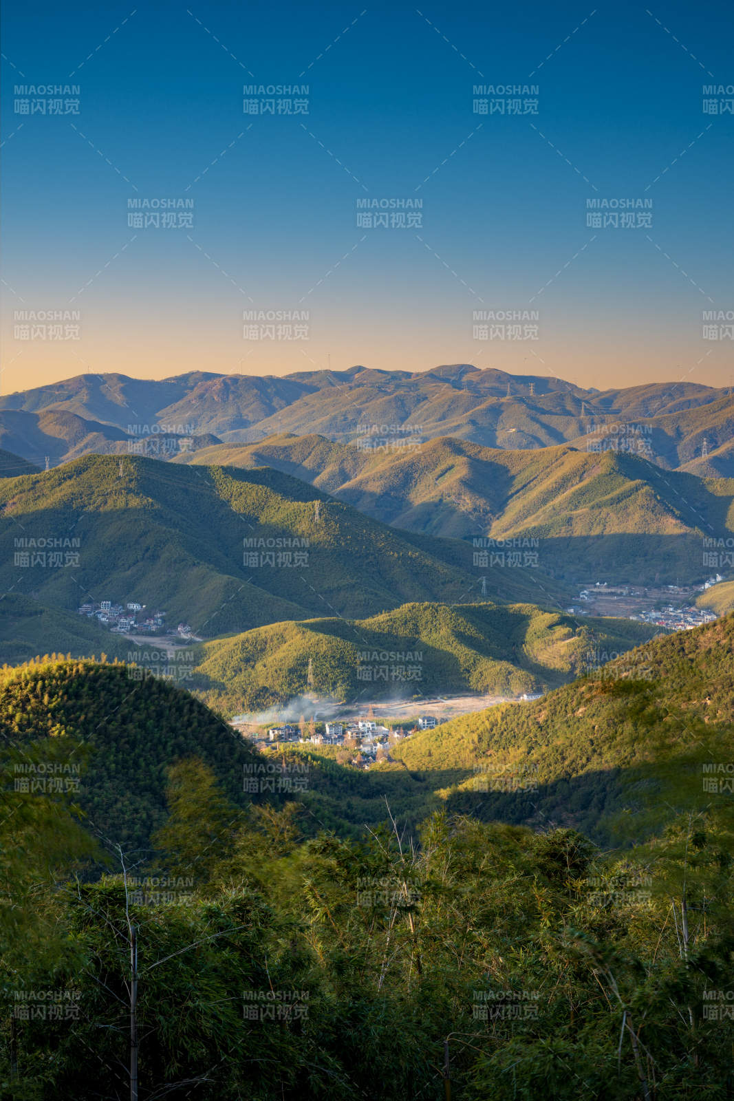 莫干山全景图片