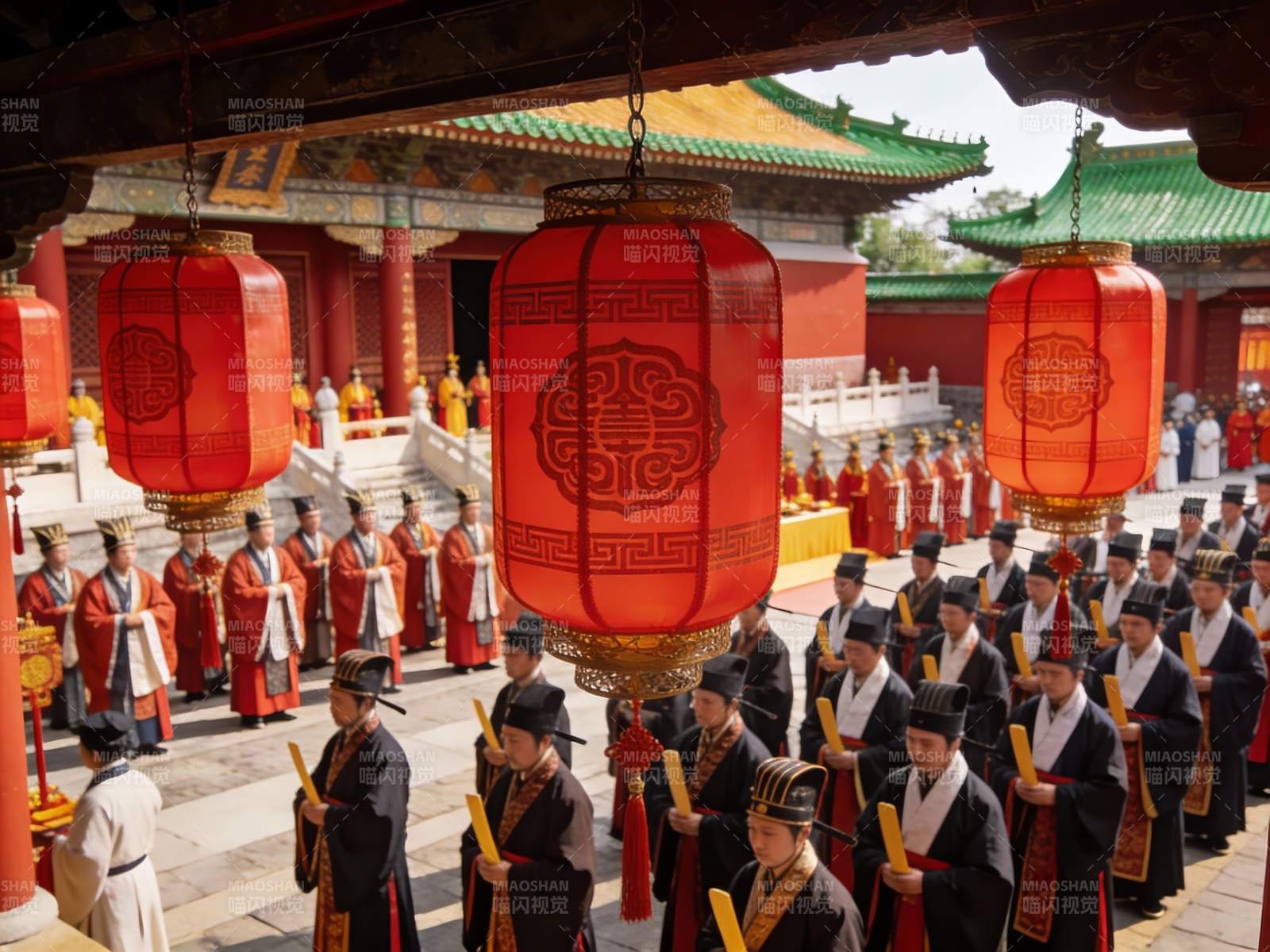 古代祭祀仪式现场图片