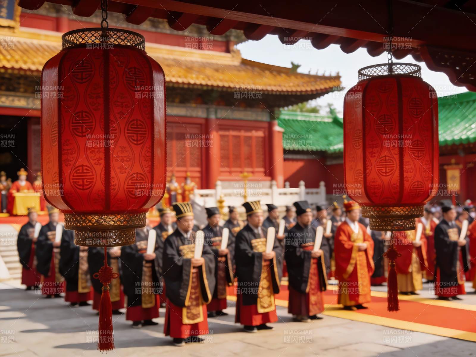 古代祭祀仪式现场图片