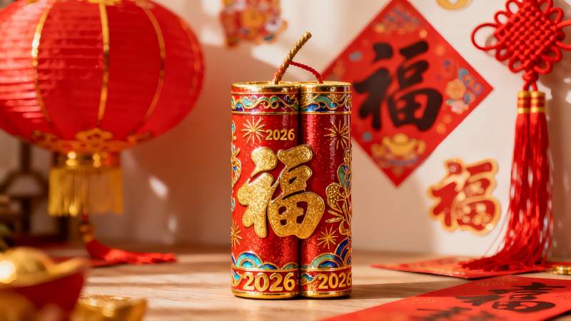 春节装饰品展示图片