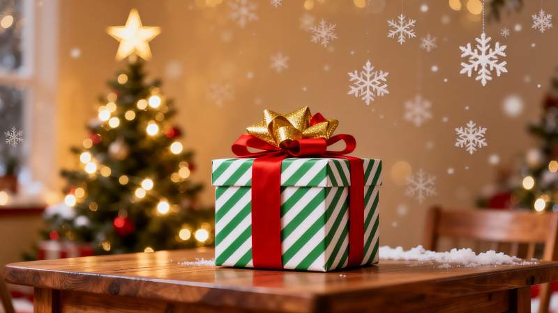 圣诞礼盒迎新年图片