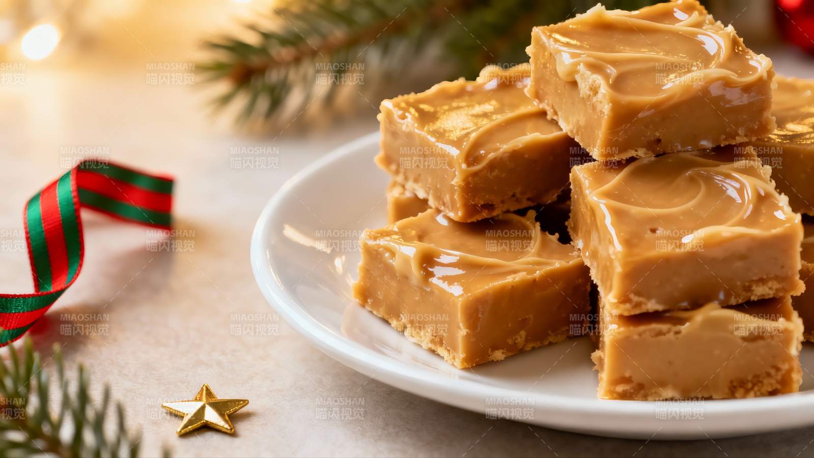 节日甜点摆盘诱人图片