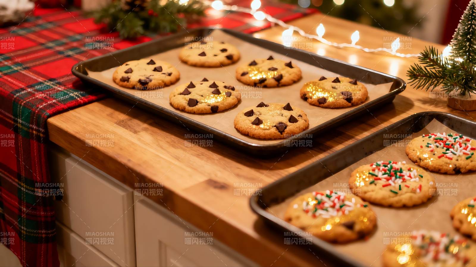 节日厨房烘焙饼干图片