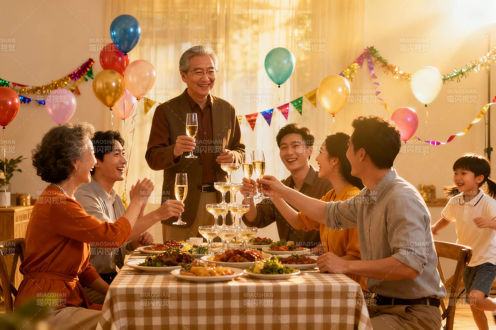 家庭聚会欢庆时刻图片