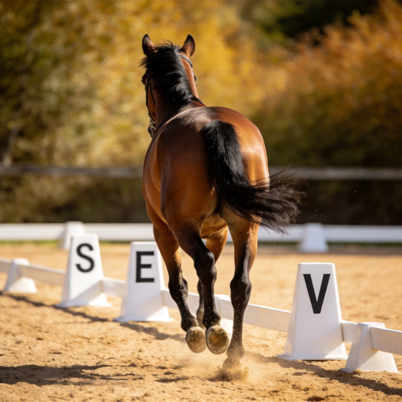 骏马驰骋赛场图片