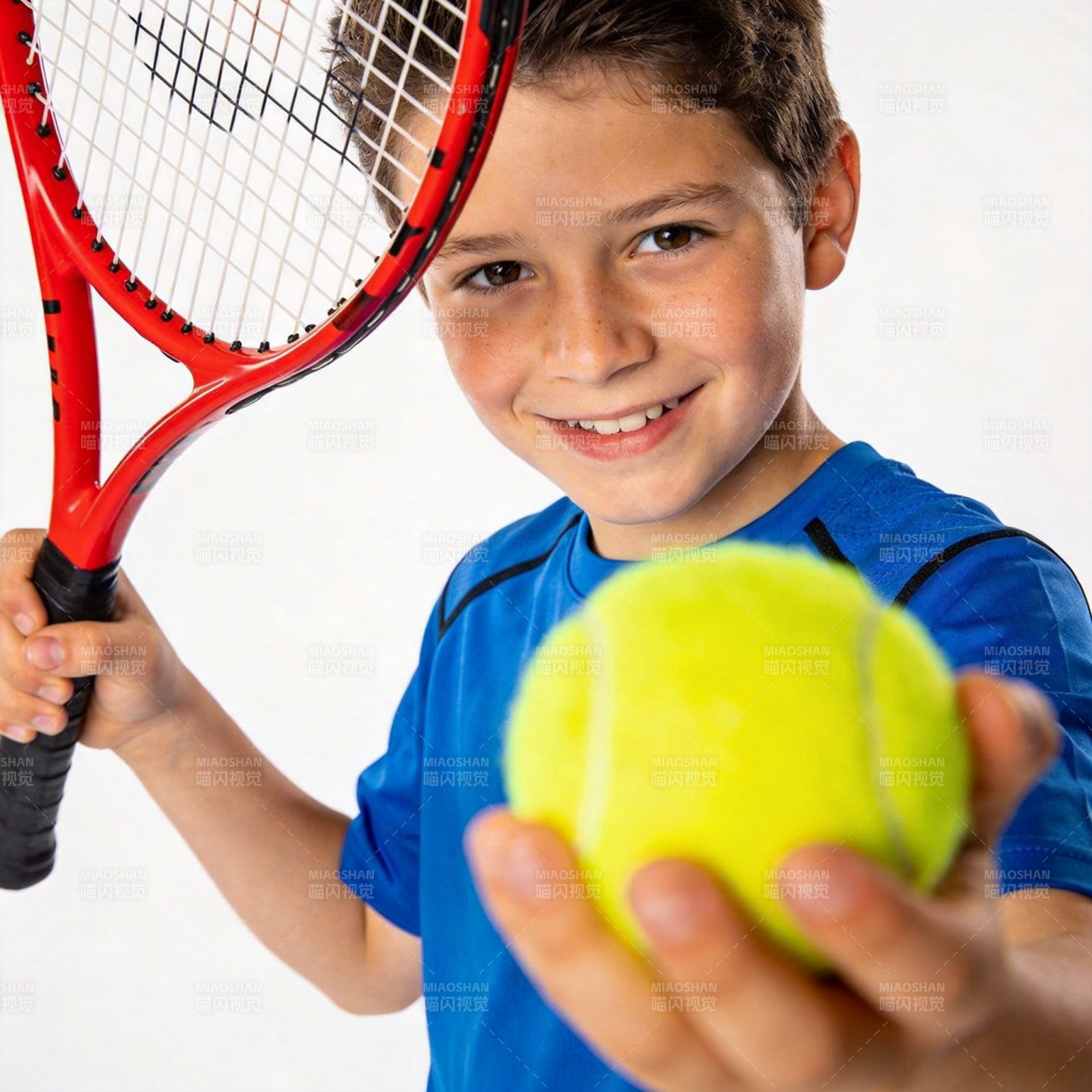 少年网球初体验图片