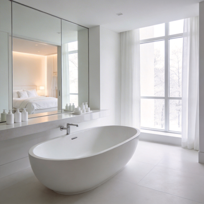 极简浴室 纯净之美图片