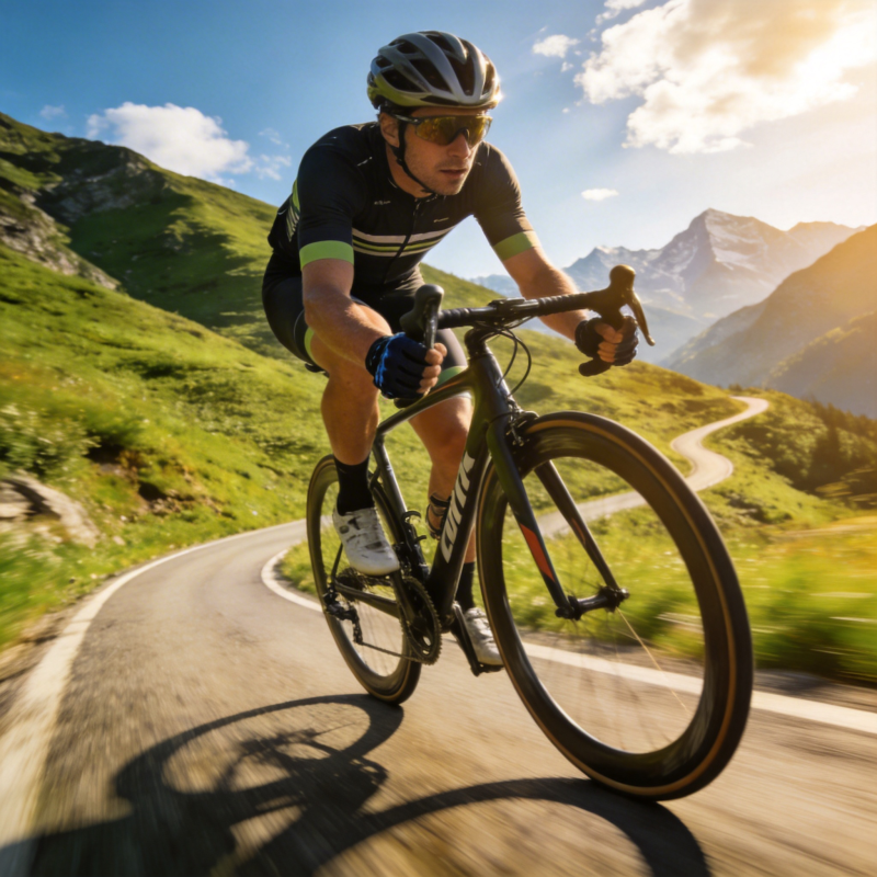 山间骑行 自由驰骋图片