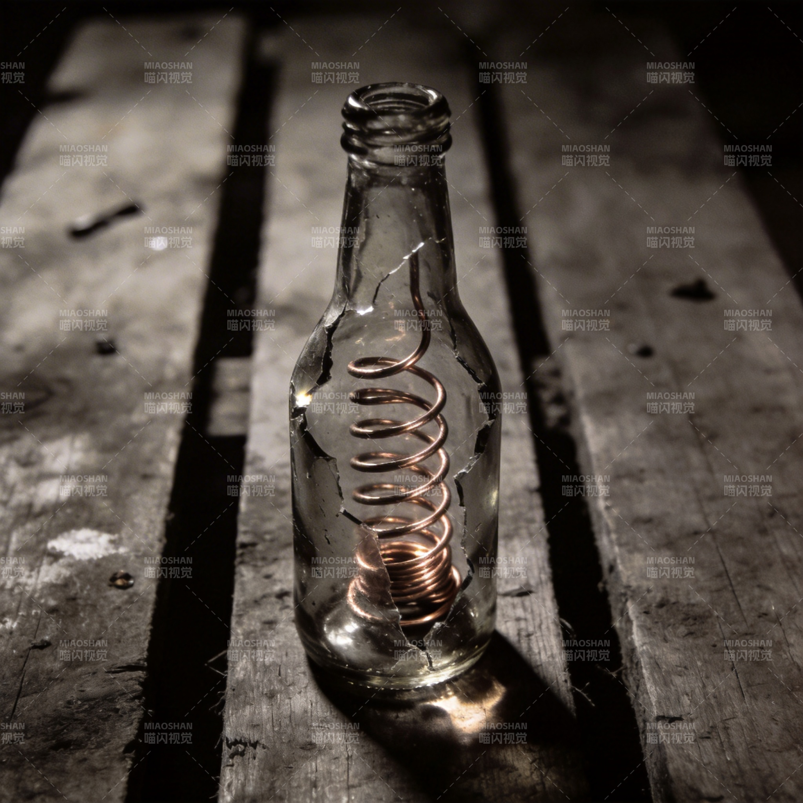 瓶中铜线图片