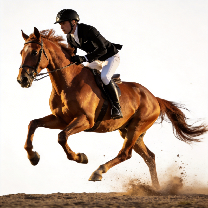 骏马奔腾 骑士英姿图片