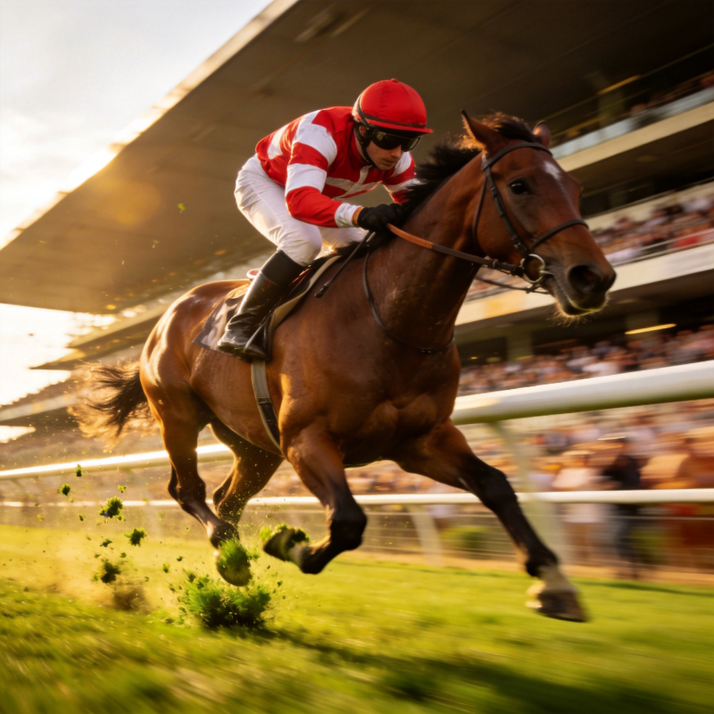 赛马飞驰瞬间图片