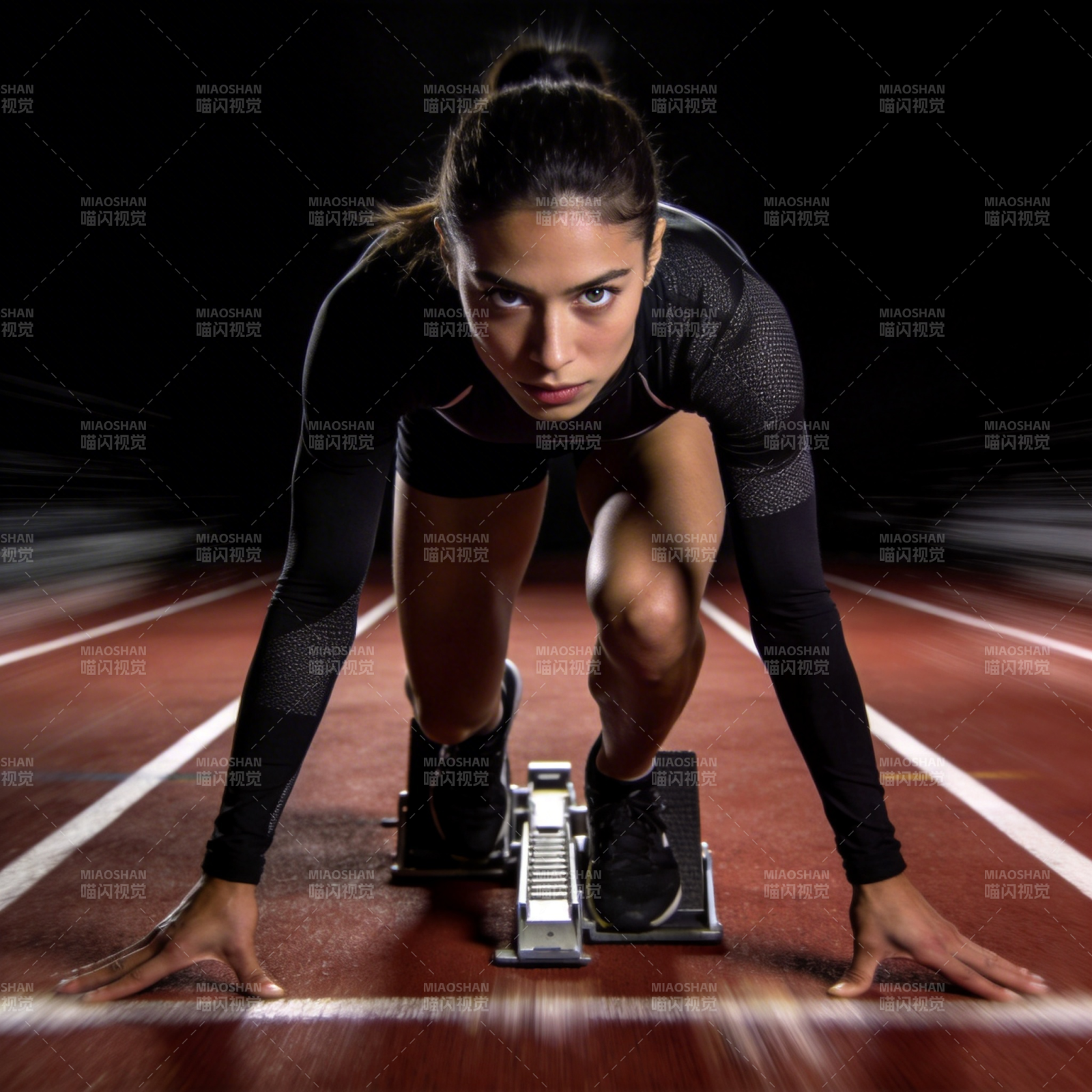 起跑瞬间 蓄势待发图片