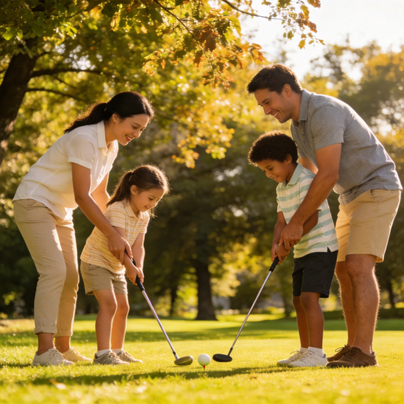 家庭高尔夫时光图片