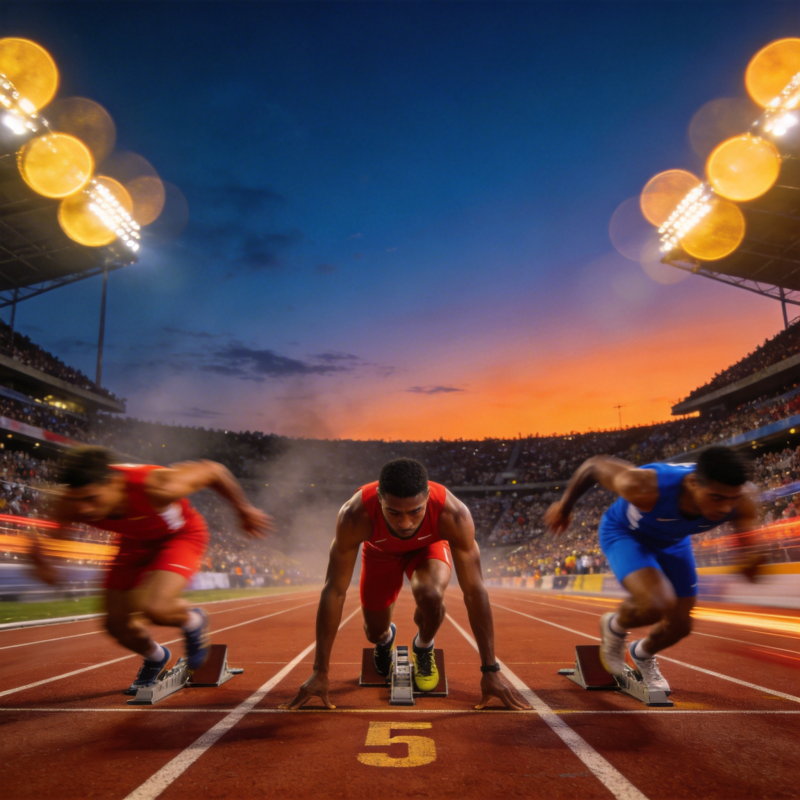 赛道上的速度对决图片