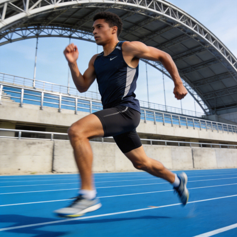 赛道上的冲刺瞬间图片