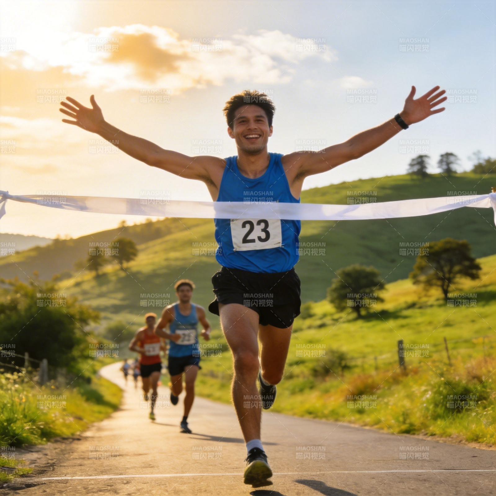 冲刺终点 胜利在望图片