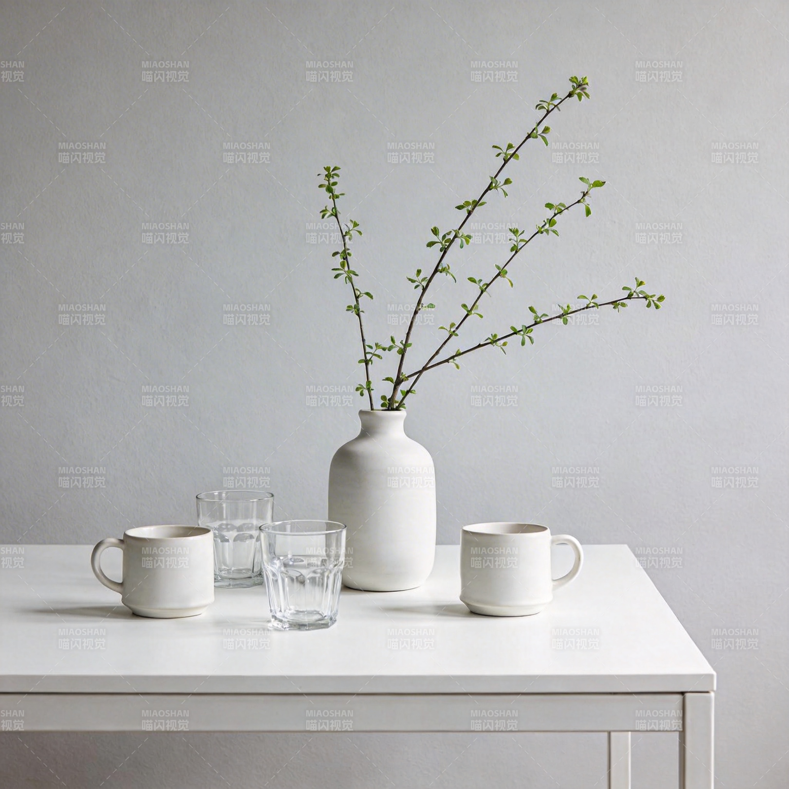 简约花艺静物图片