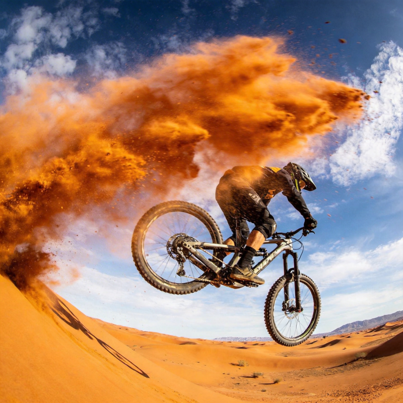 沙漠飞驰 尘土飞扬图片