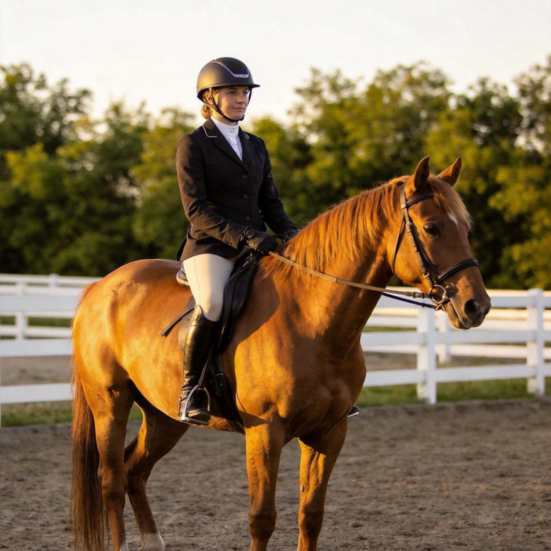 骑手与骏马共舞图片