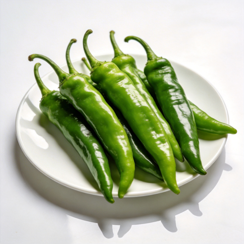 青椒盘中鲜亮图片