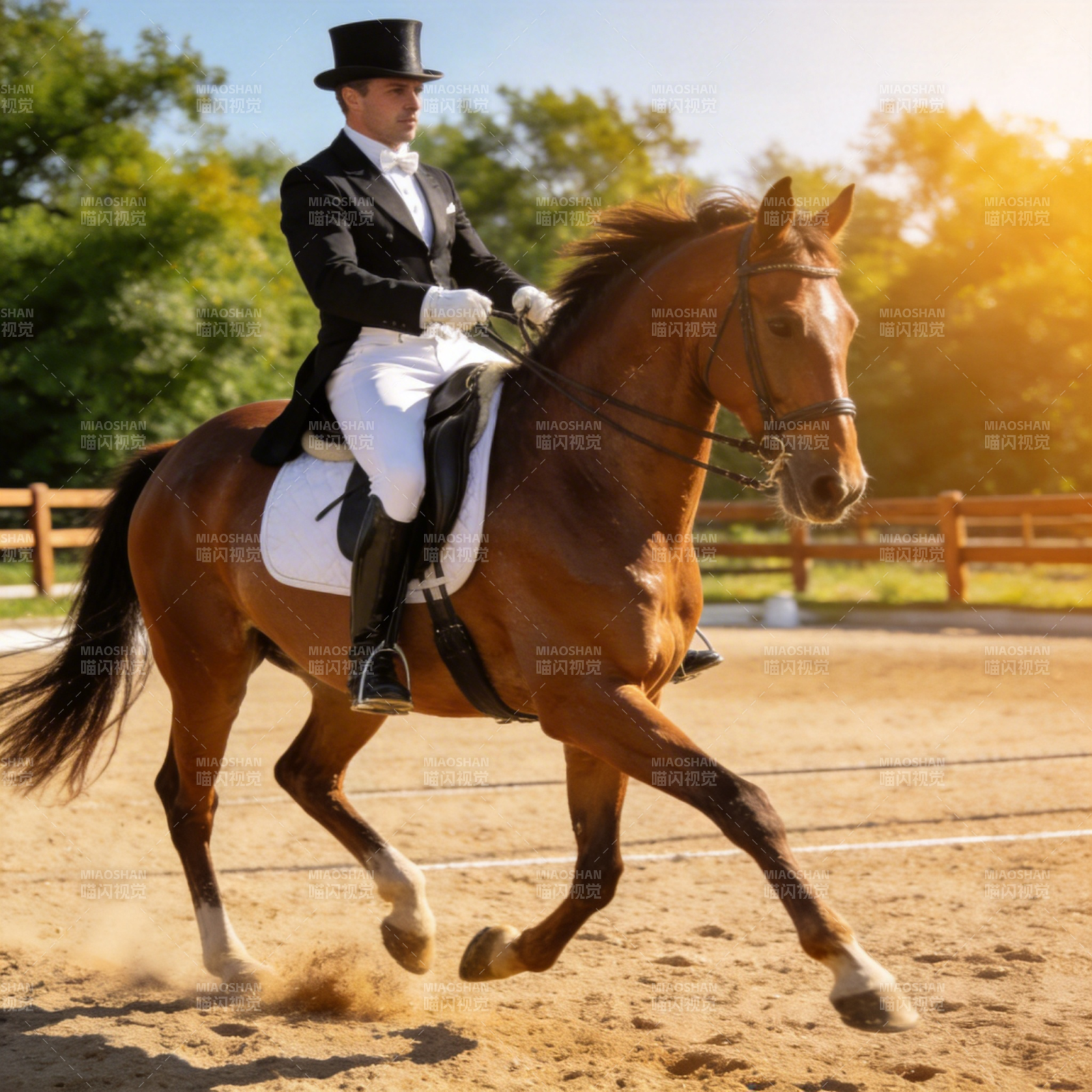 马术优雅瞬间图片