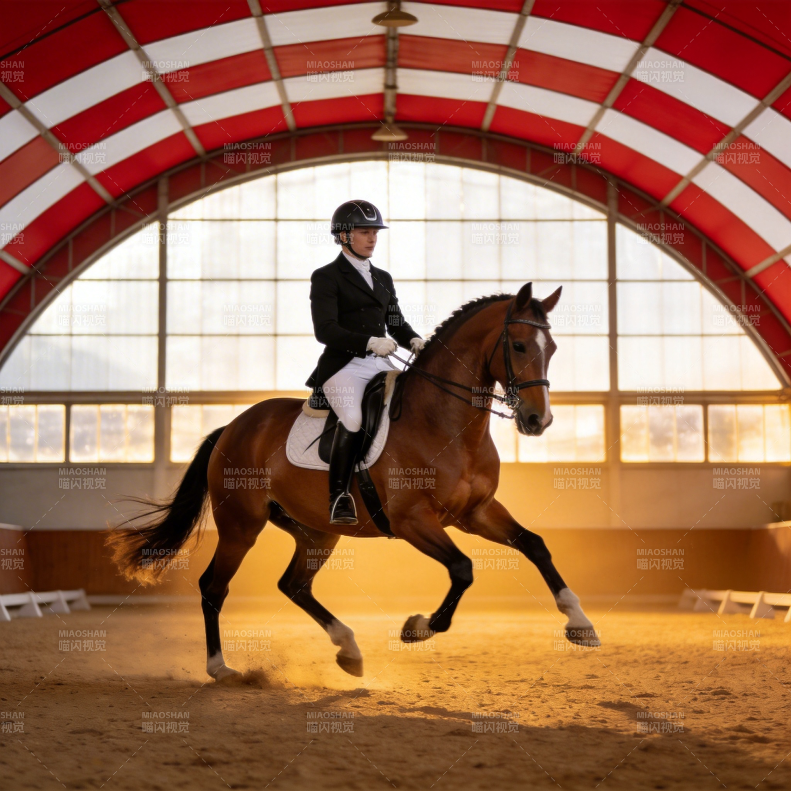 马术优雅瞬间图片