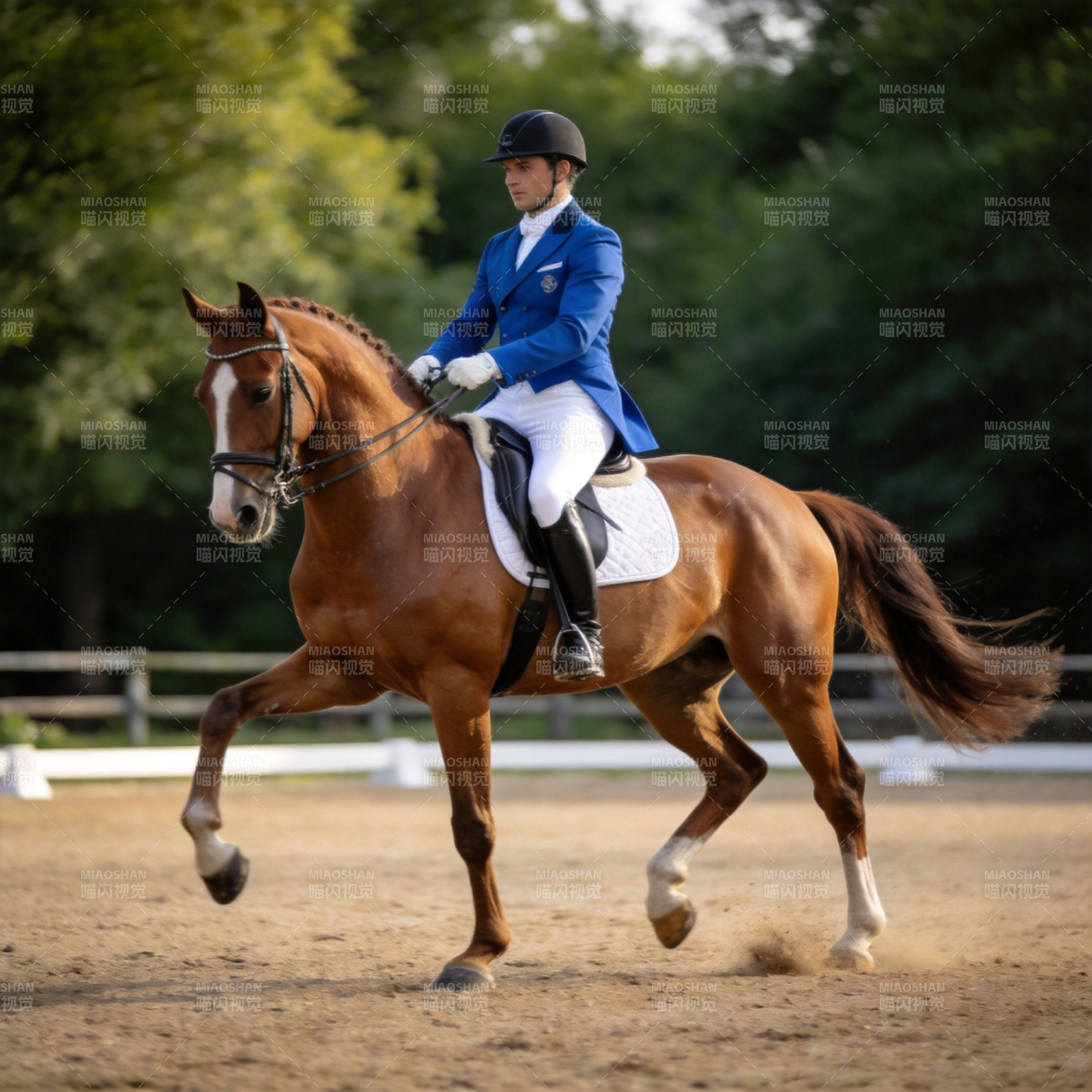 优雅骑术展示图片