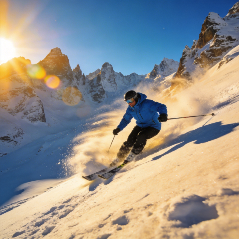 雪峰疾驰 尽享滑雪乐趣图片