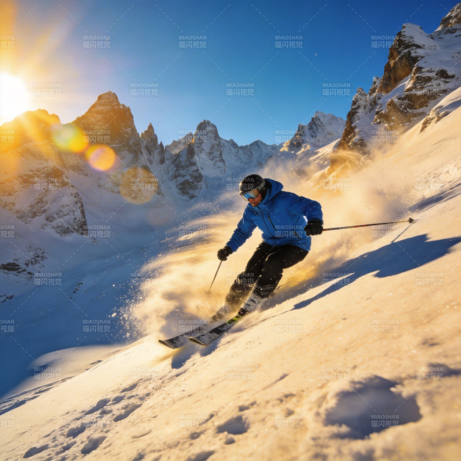 雪峰疾驰 尽享滑雪乐趣图片