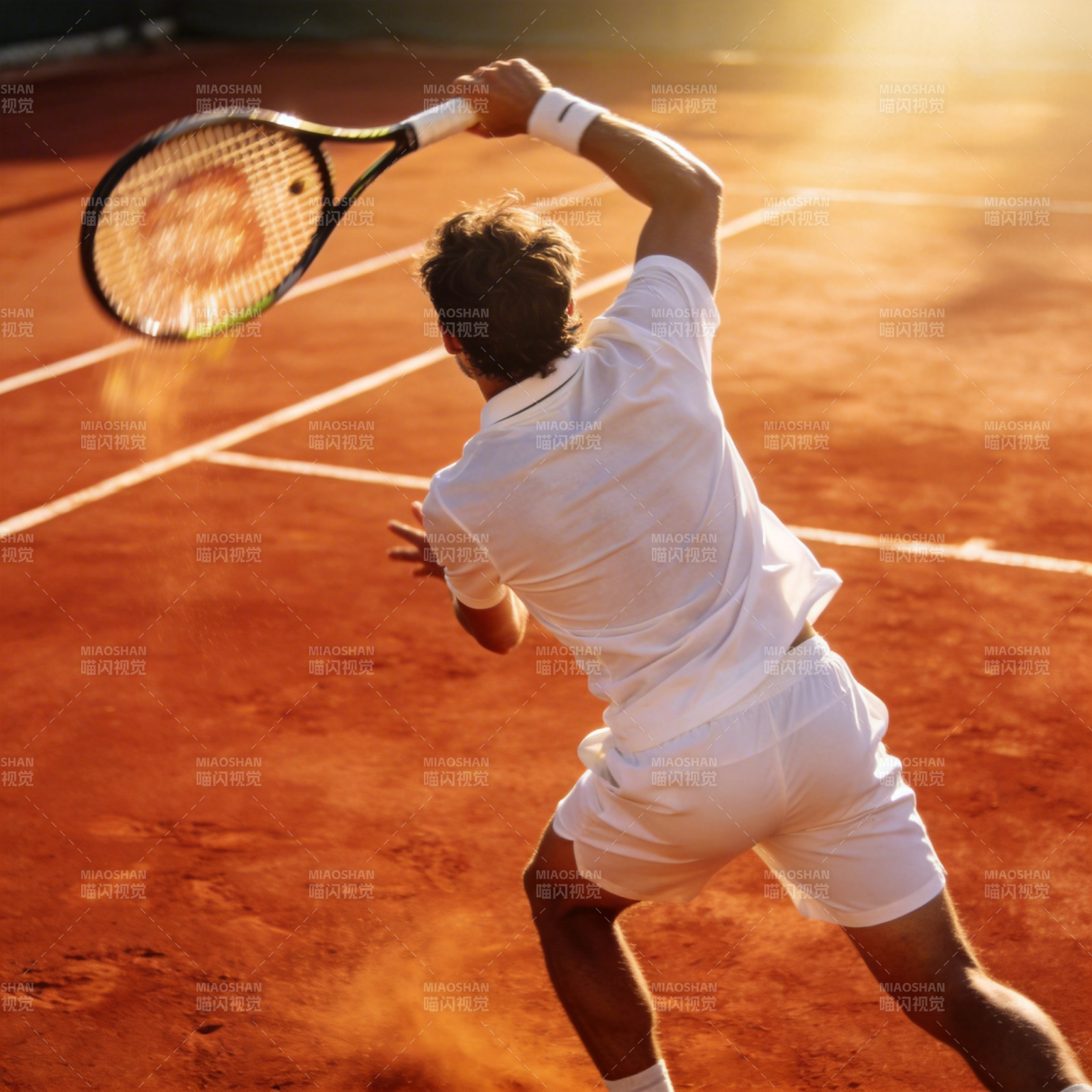 网球挥拍瞬间图片