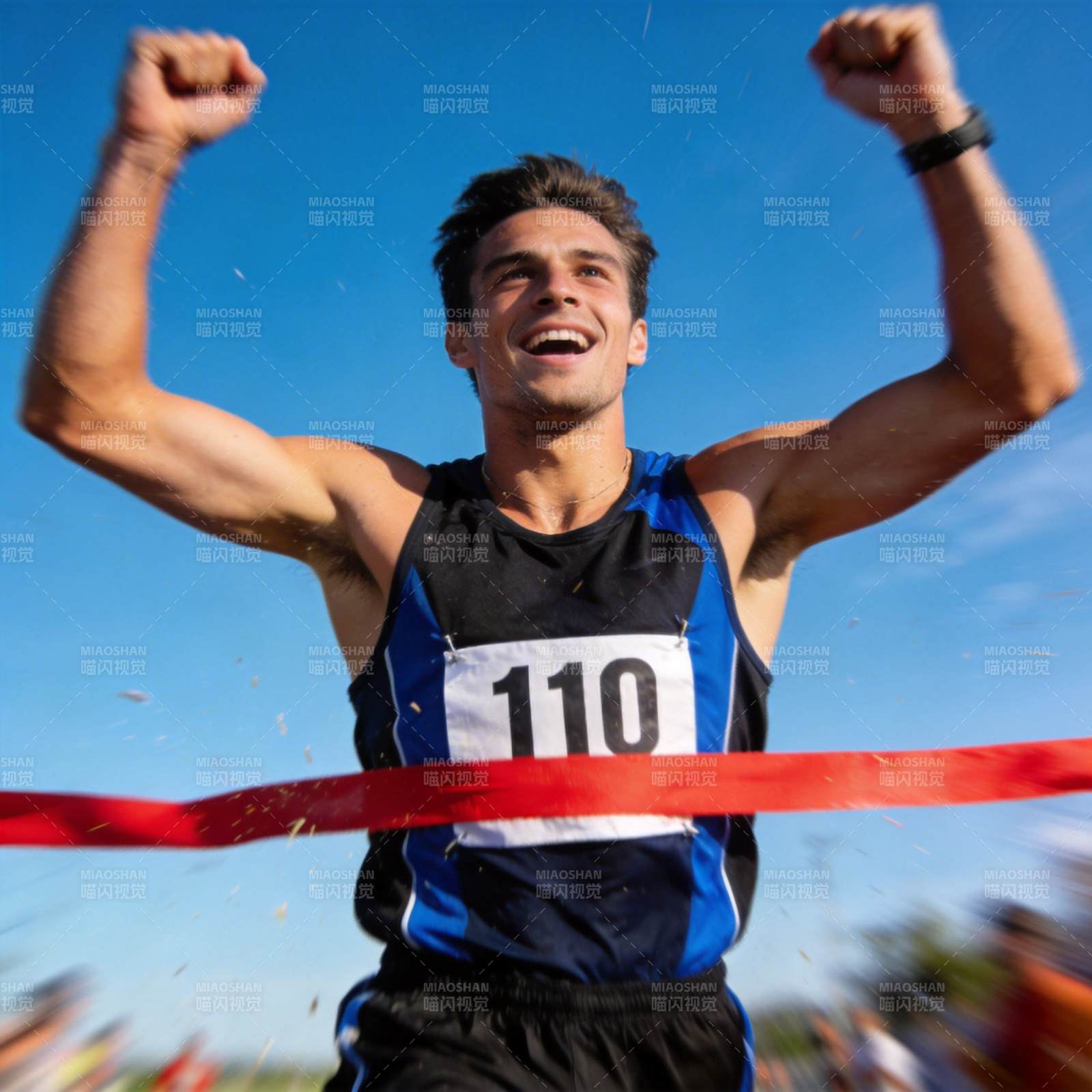 冲刺夺冠瞬间图片