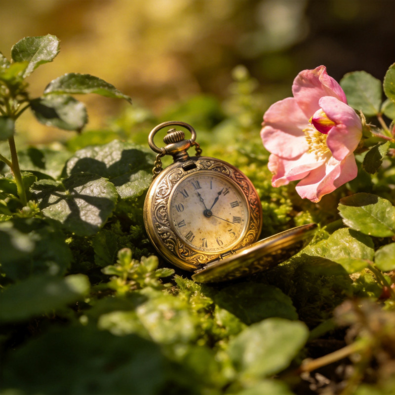 时光静驻花间图片