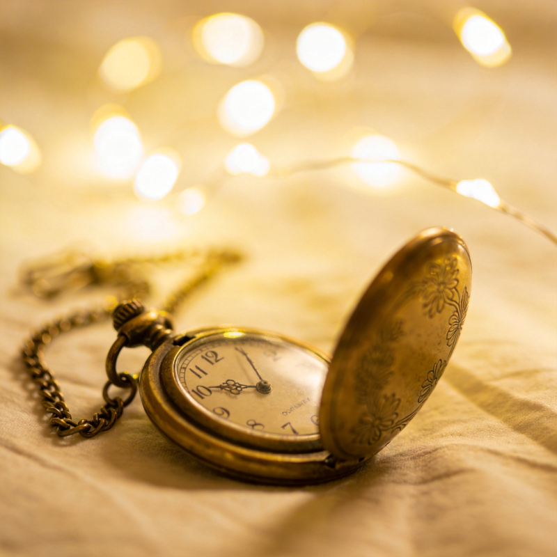 时光流转的怀表图片