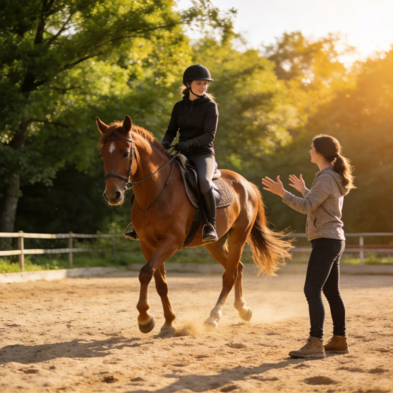 骑马训练瞬间图片