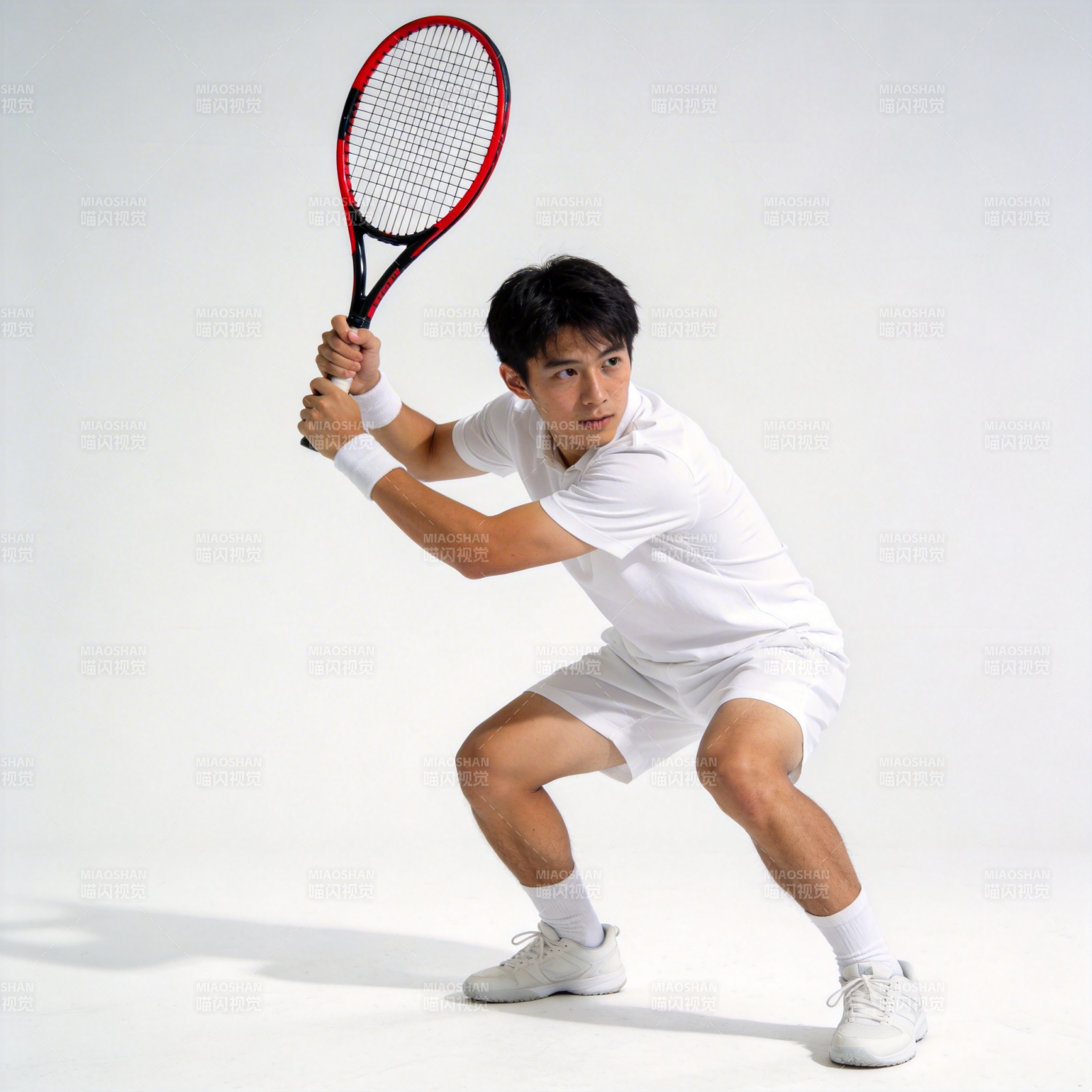 网球挥拍瞬间图片