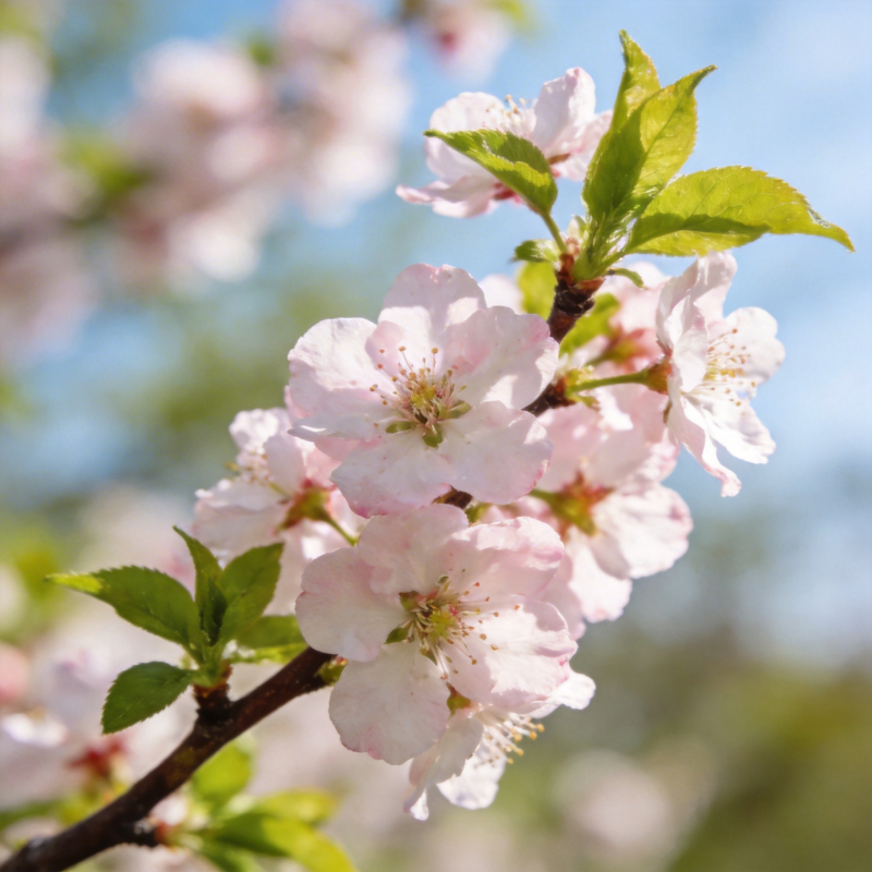 樱花绽放春意浓图片