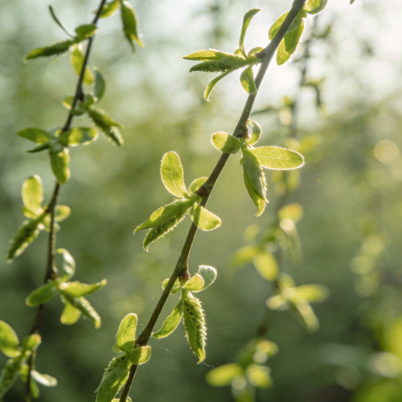 嫩芽初绽春意浓图片