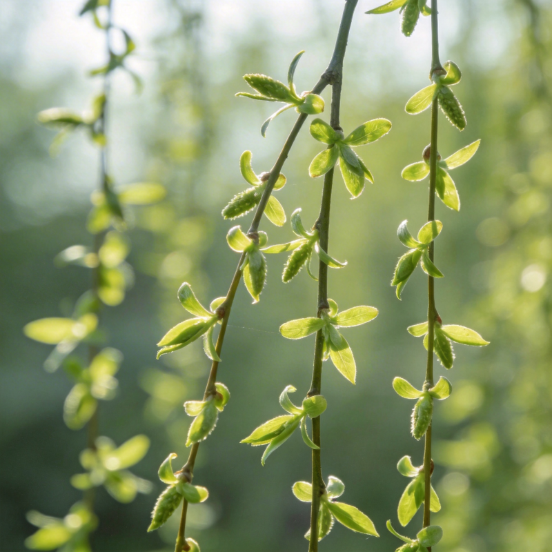 垂柳新绿图片