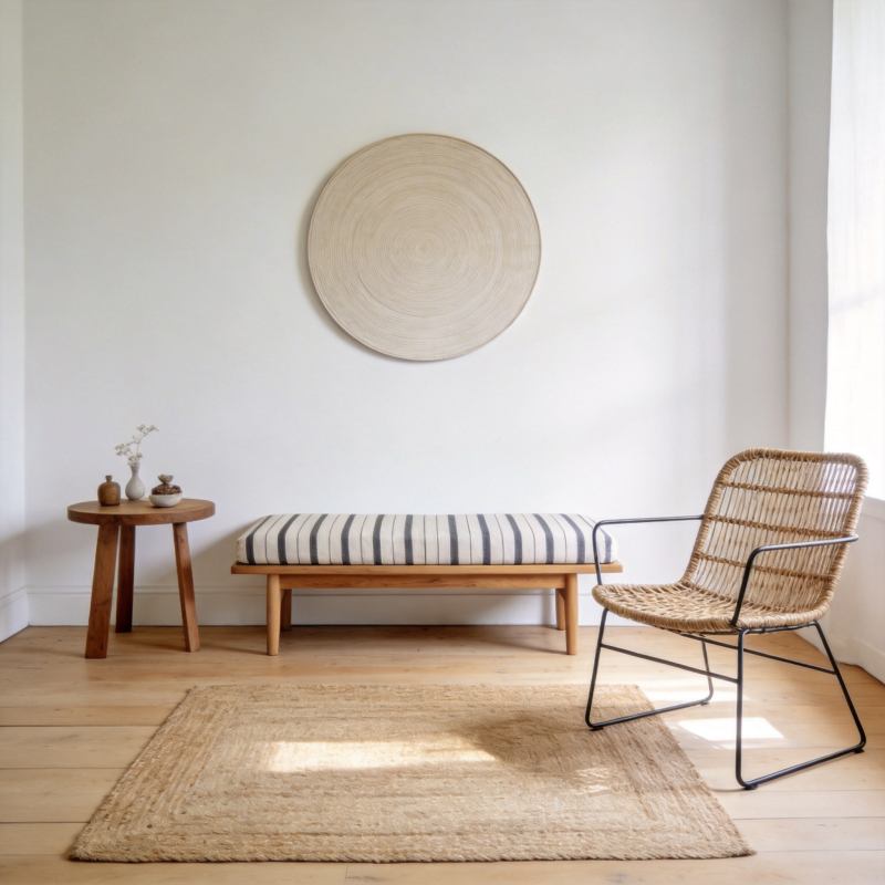 简约自然家居一角图片