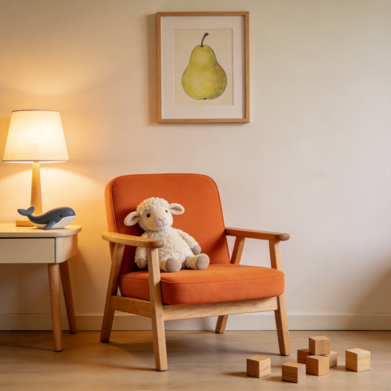 温馨儿童房一角图片