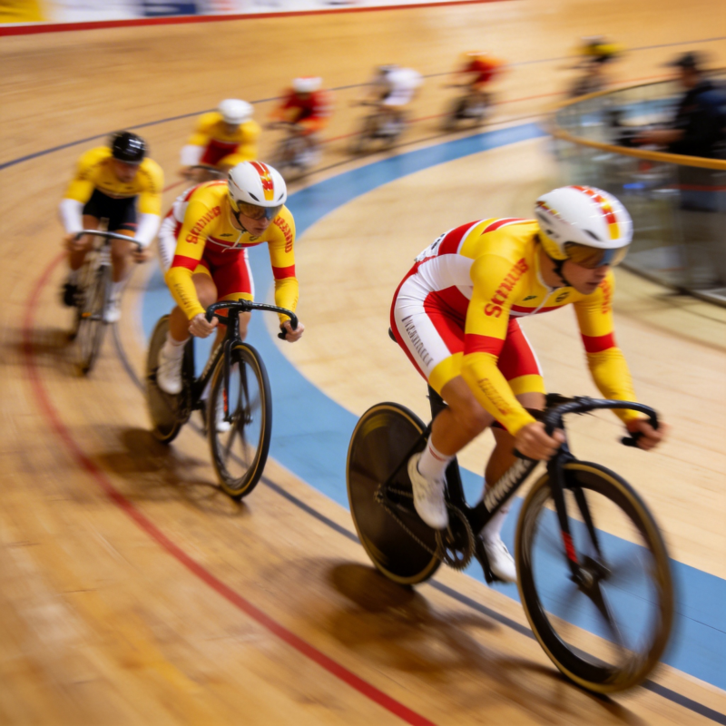 赛道上的速度对决图片