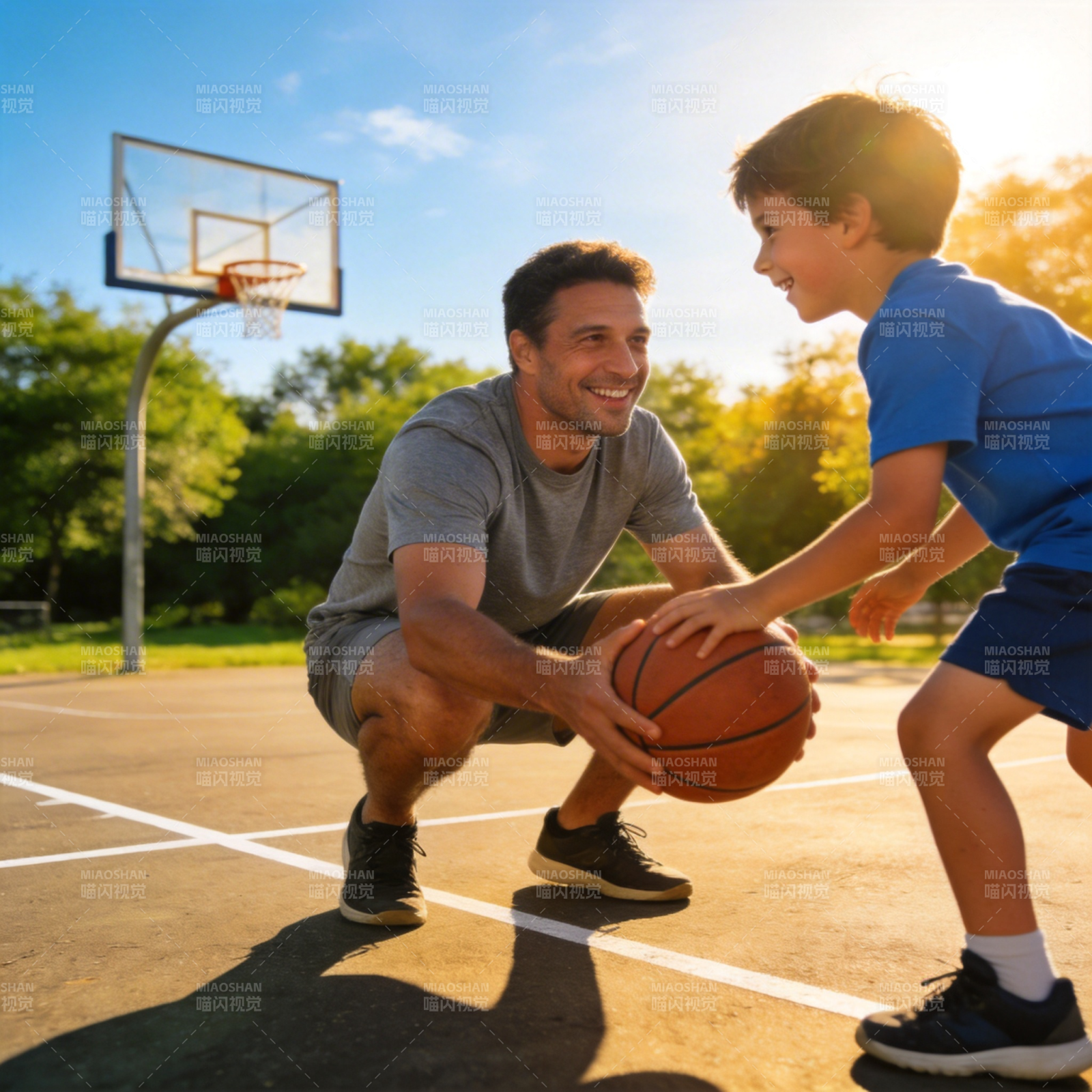 父与子篮球时光图片