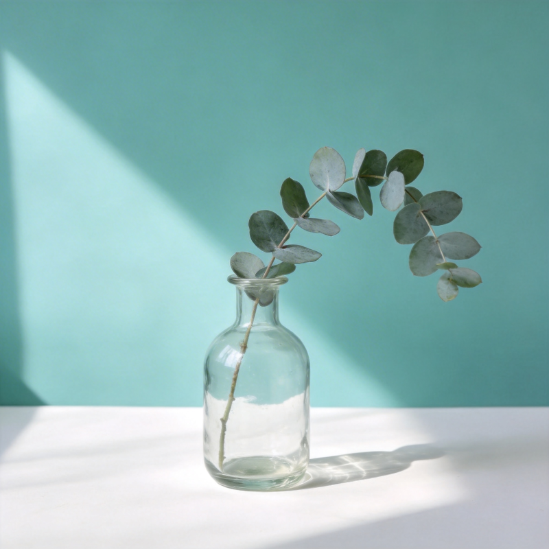 绿叶静物光影图片