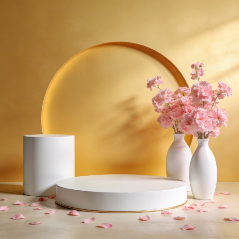 花影流金 静谧之美图片