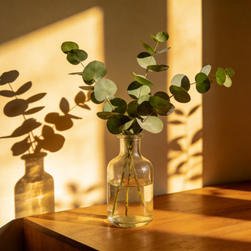 光影中的绿意图片