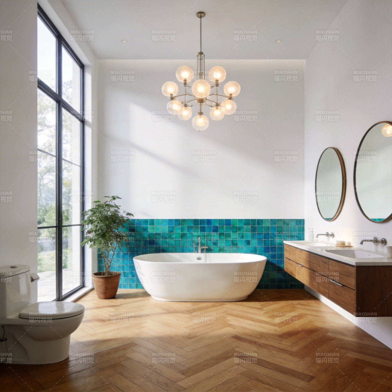 现代浴室设计图片