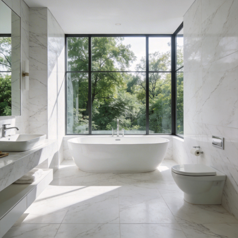 现代大理石浴室图片